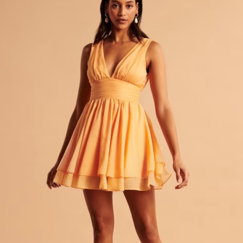 Ambercrombie Plunge Mini Dress